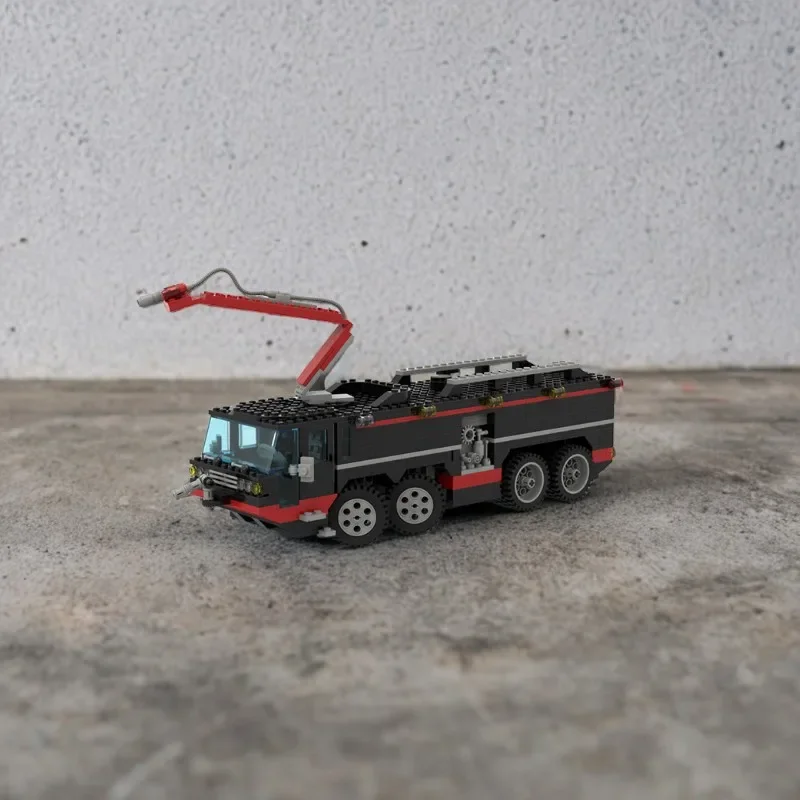 

774 шт. DIY MOC развивающая кирпичная игрушка аэропорт спасательная машина грузовик креативная конструкция подарок на день рождения для детей мальчиков