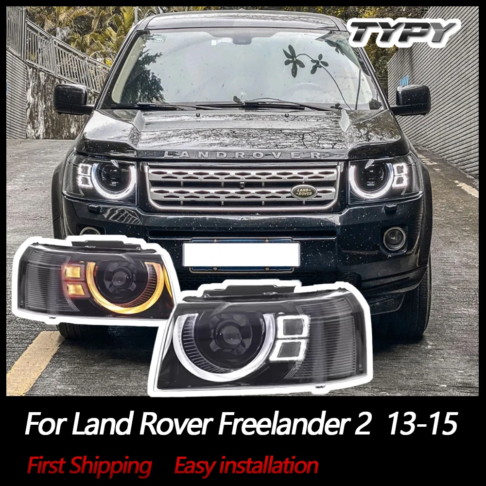 

TYPY Car Headlights For Land Rover Freelander 2 2013-2015 LED Car Lamps Daytime Running Lights Dynamic Turn Signals