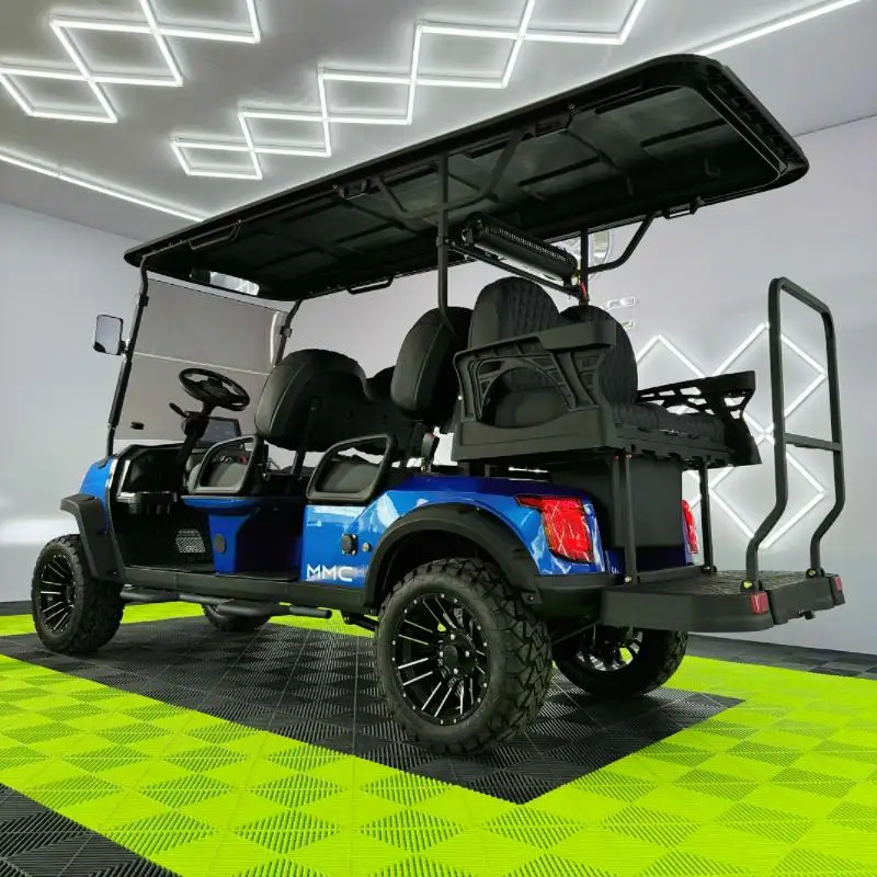 2024 MMC 48V 72V Lithium Battery Golf Buggy Cart Solar Panels Powered Street Legal 246 seater Electric Golf Cart