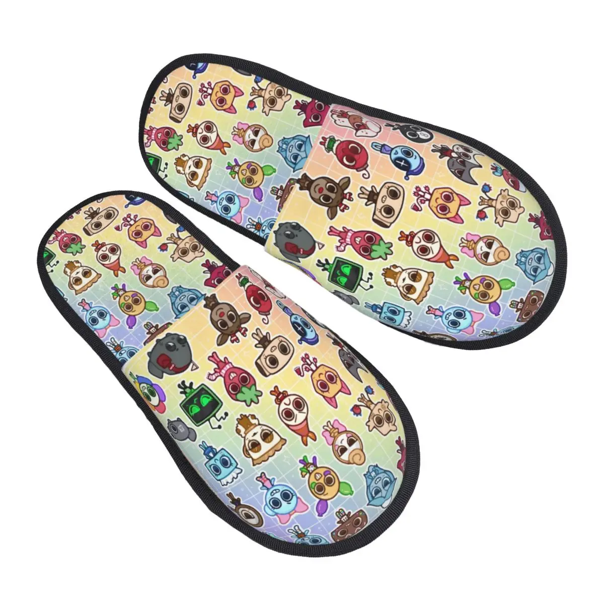 

Dandy World Slippers Anti-skid Cartoon Game Soft Memory Foam Slippers Indoor
