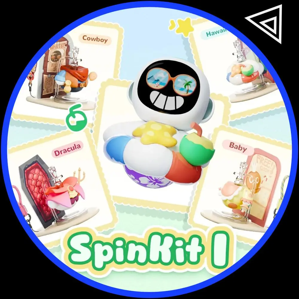 

Eiliko's Swappable Themed Bodies SpinKit Comes with 4 Themed Bodies Accessories Toys (Only Replacement Parts,Without Eiliko)