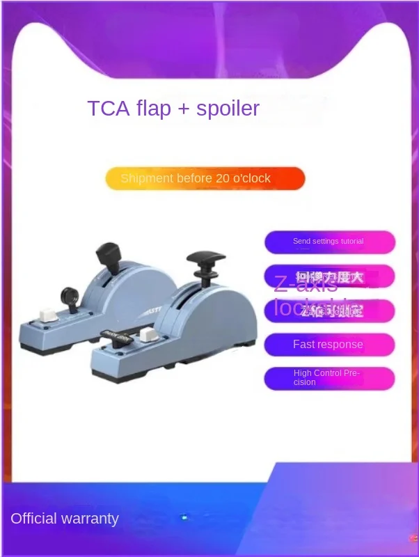 Microsoft Simulation Flight Rocker Civil Aviation Simulator Airbus Version Flaps and Spoilers X-plane11 and MFS2020 Game P3D