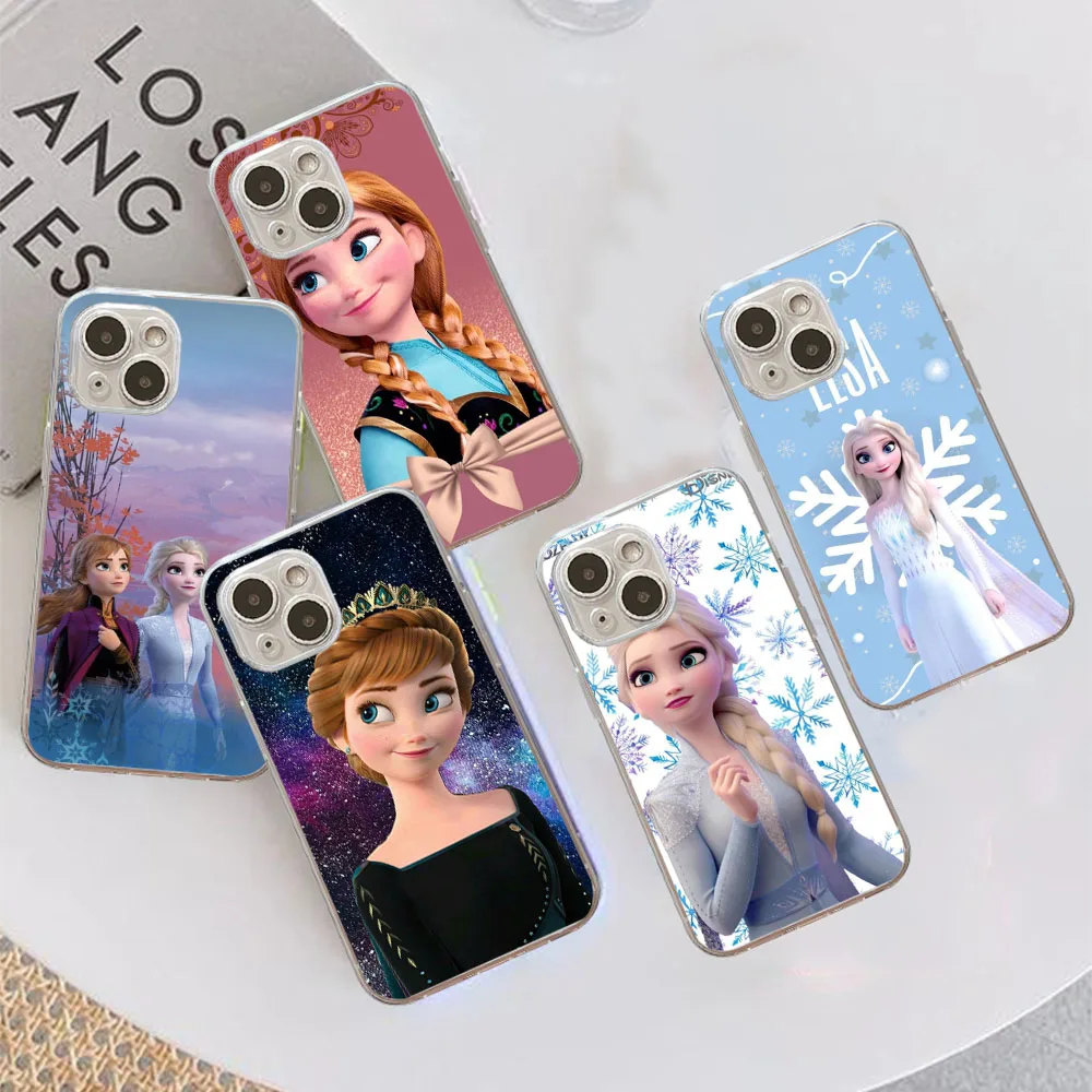 Flexible TPU Case For Tecno Camon 15 16 17 17P 18 18T 18P 18i 19 Pova 2 3 4 Premier Neo Pro WX-25 Frozen Elsa