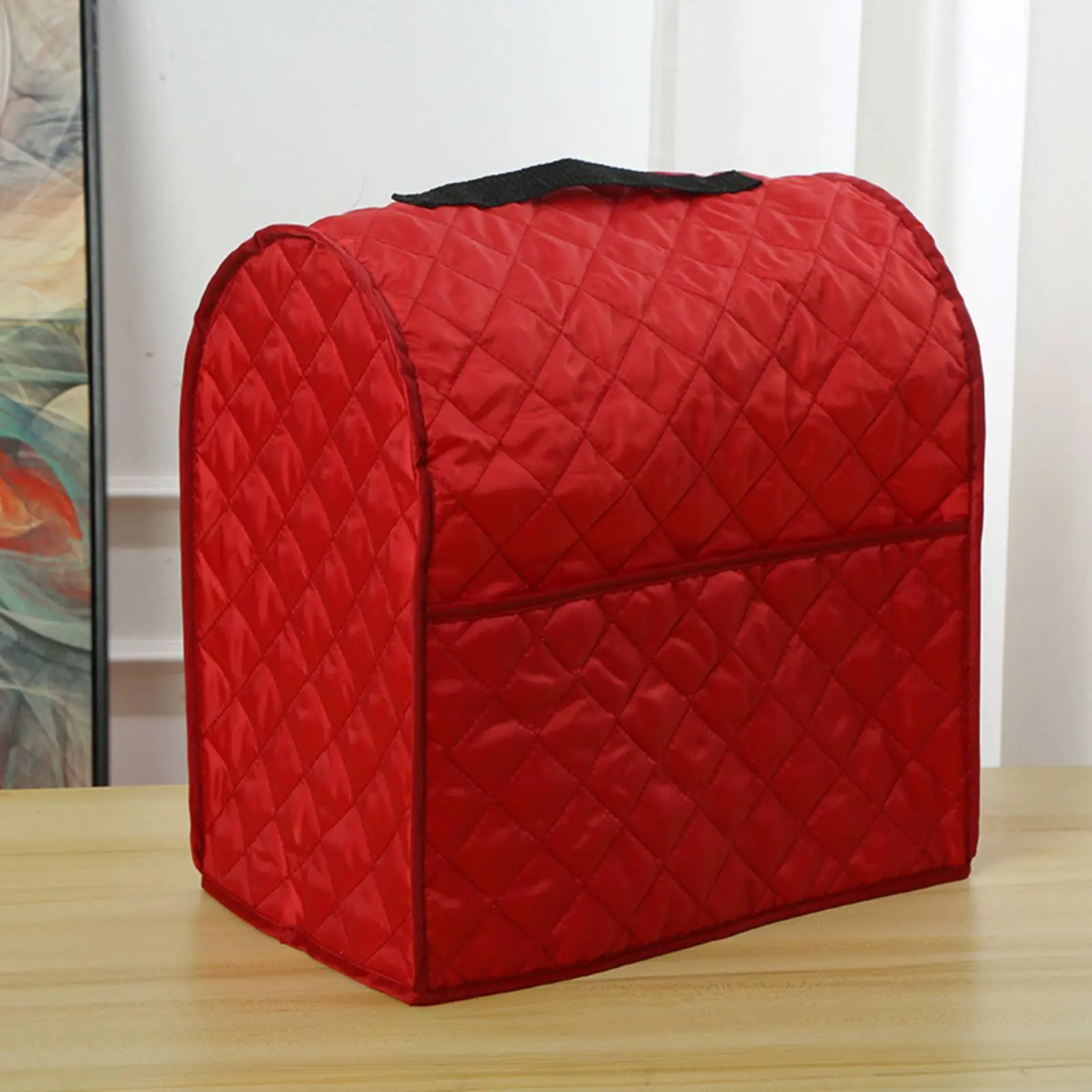 Kitchen Appliance Cover with Pocket Wear-Resistant Quilted Blender Cover