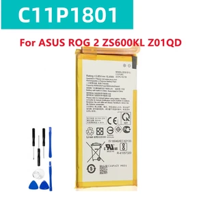 Bateria original de alta capacidade c11p1801 para asus rog 1 jogo telefone zs600kl z01qd bateria do telefone 4000mah 12 principais vendas bateria asus zc600kl - №12