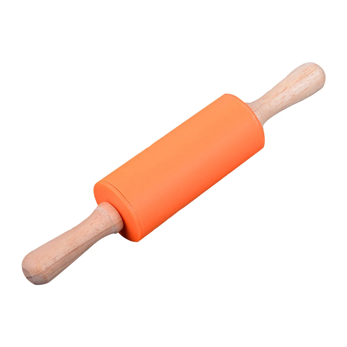 22.5 سنتيمتر شوبك سيليكون سطح الخشب مقبض غير عصا الخبز أداة ل البيتزا العجين المعجنات المطبخ استخدام هلام السيليكا المتداول قضيب #2