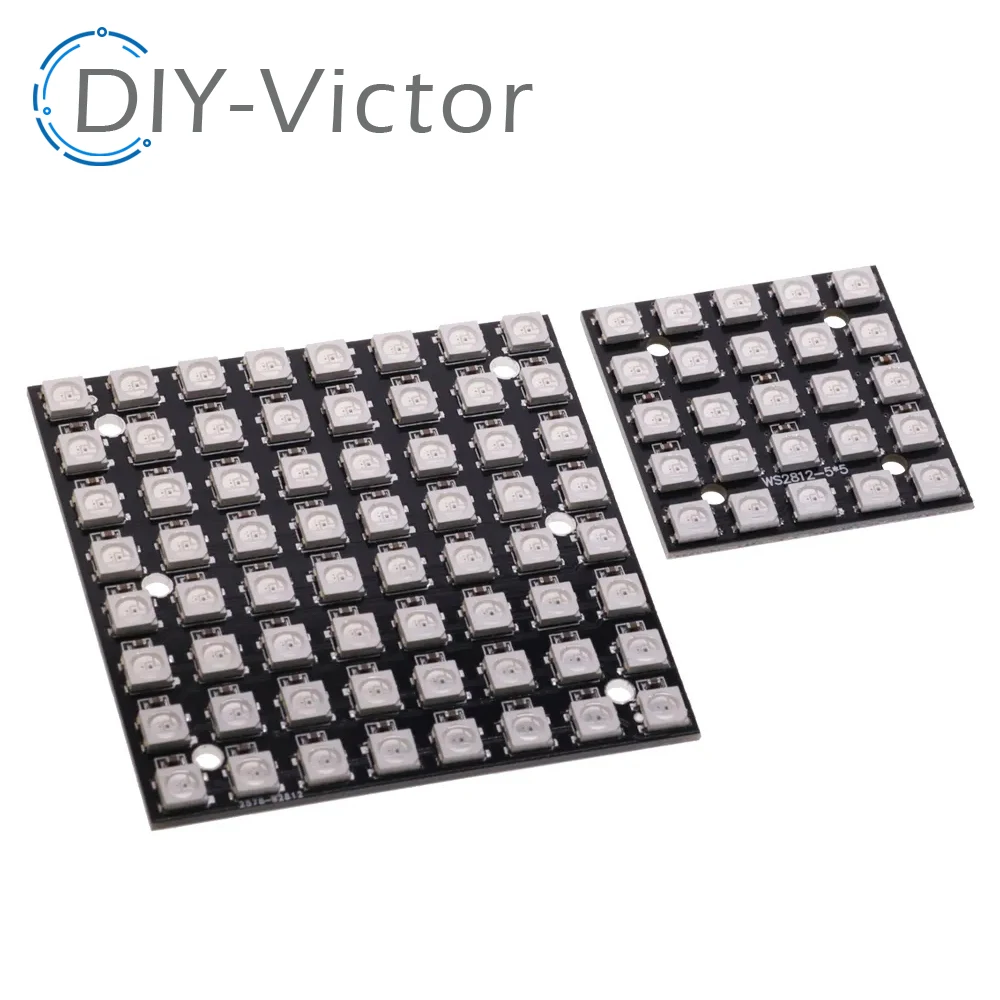 1Bit 3 4Bit 7Bit 8Bit 12Bit 16Bit 24Bit 32 64 bity WS2812 5050 RGB LED pierścień + zintegrowany sterownik moduł kontrolera dla Arduino DIY