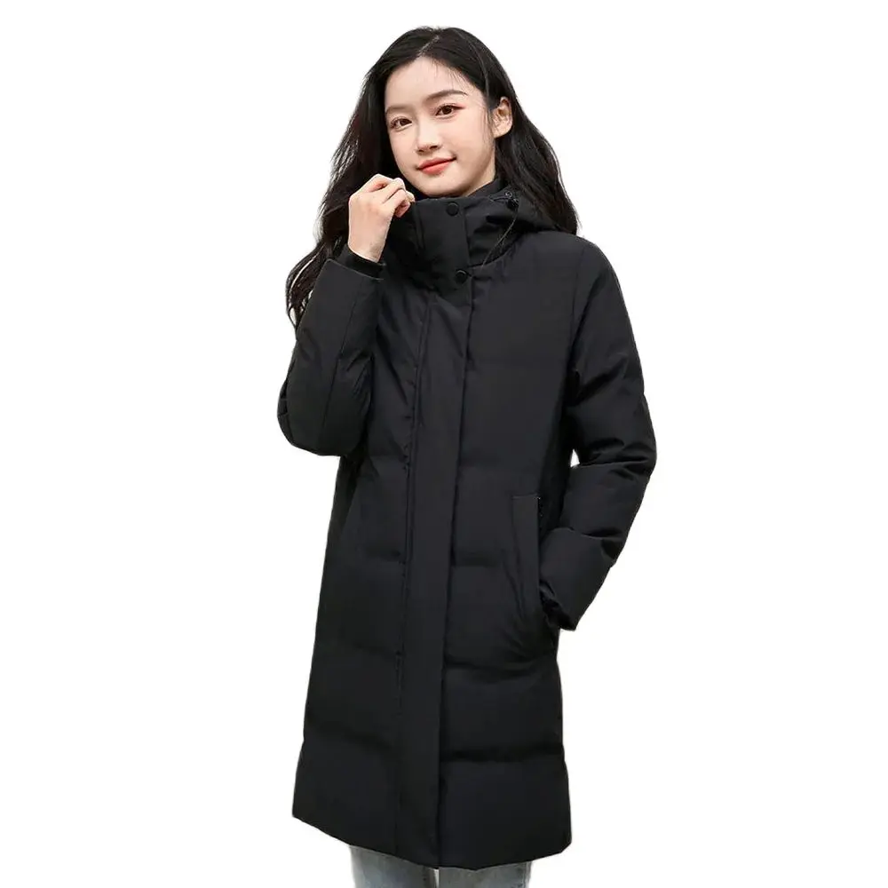 Long Women's Winter Fashion Ladies In Cotton-padded Clothes Are Cold-proof And Warm-temperament. High-end  Cotton-padded Jacket