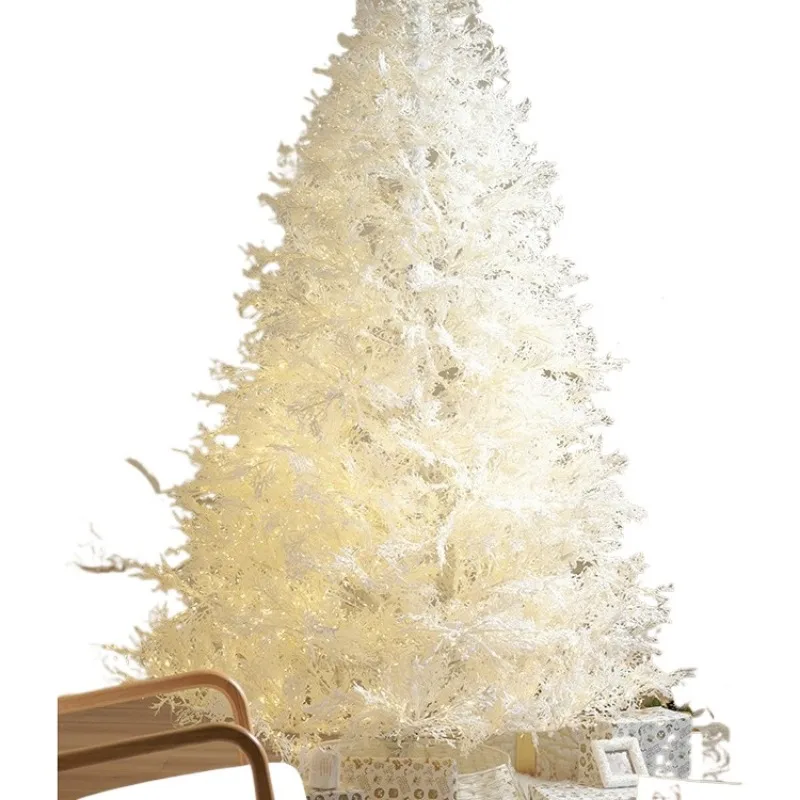 

White Christmas tree, simple Christmas window decoration scene decoration cafe hotel shopping mall ins Christmas tree