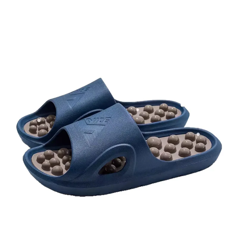 Japanese-style home indoor massage slippers four seasons home universal men's bathroom non-slip massage relaxation foot sandals view 4