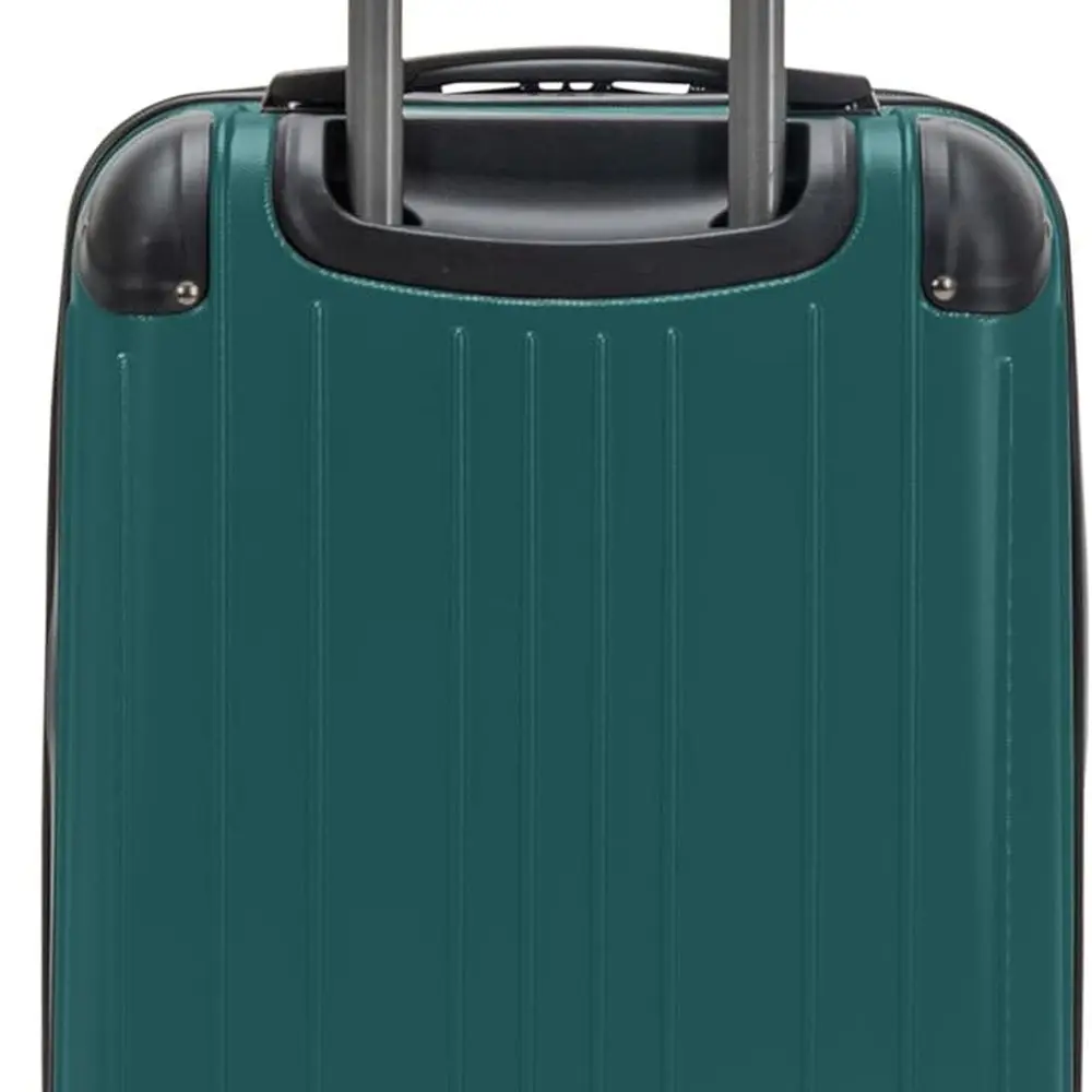 Midnight Turquoise 20 Expandable Hardshell Spinner Luggage with 8 Wheels