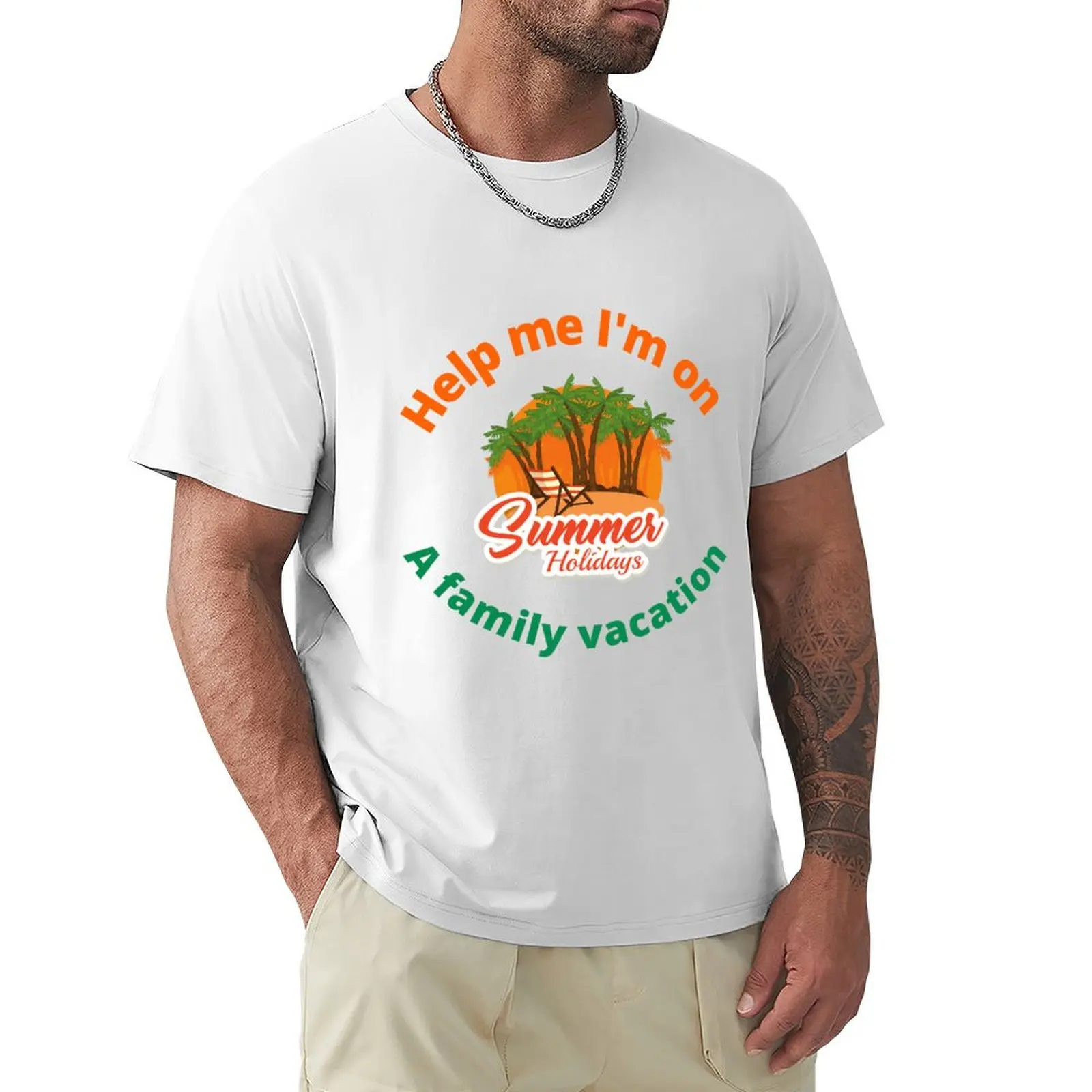 

Help Me I'm On A Family Vacation, summer vacation for teens, summer holidays,gift for teens vacation, summer time T-Shirt