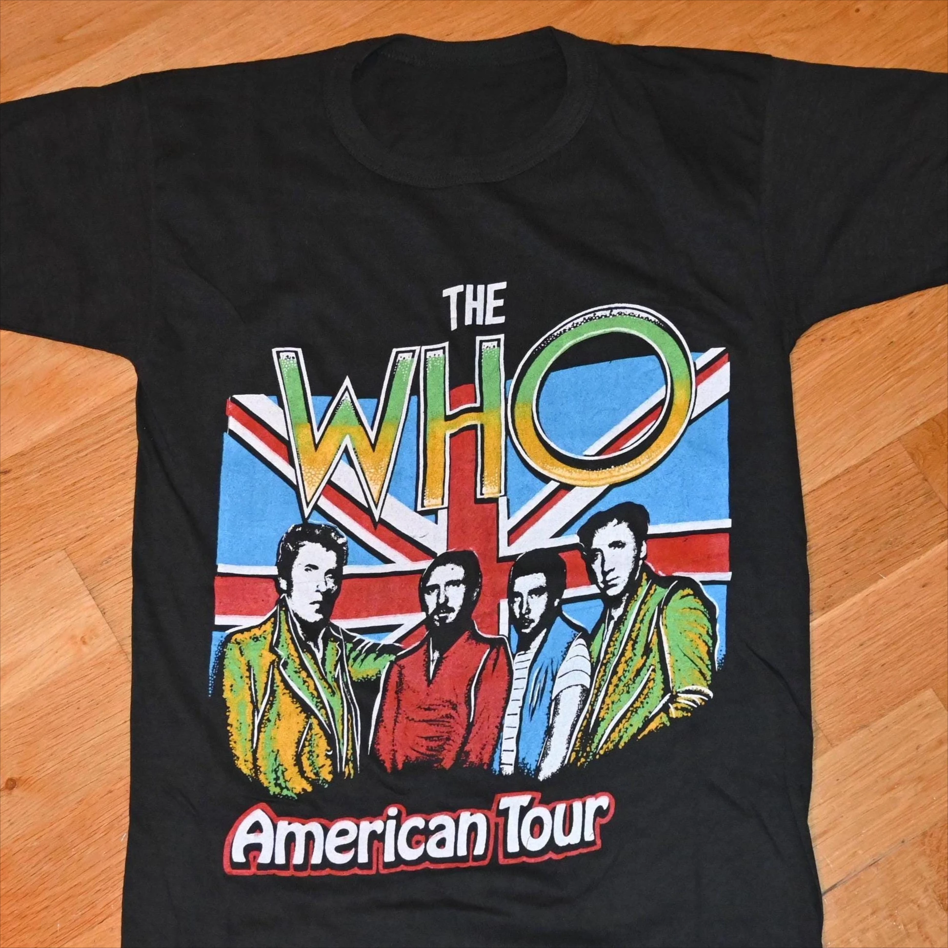 Rock Band THE WHO Vintage 1982 Tour Graphics Men's T-shirt 100%Cotton Unisex 2026 Summer New Y2k Retro Fashion O-neck Shirt