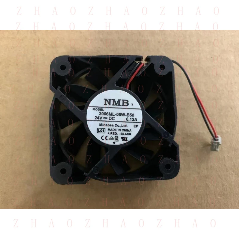 

L+ 1PCS cooling fan For NMB 2006ML-05W-B50 MODEL DC 24V 0.12A 5cm
