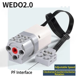 WEDO 2.0 Motor PF Interface High-Tech Building Blocks Power Function Compatible With LEGO Sensor Main Engine Bricks Toys