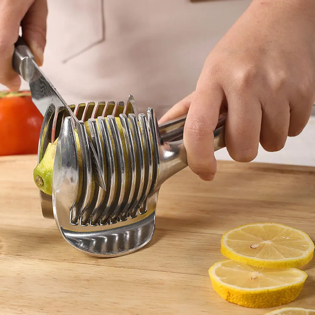 

Lemon Slicer Aluminium Alloy Fruit Cutter Kitchen Tomato Egg Banana Strawberry Slicing Tool Vegetable Cutter Home Kitchen