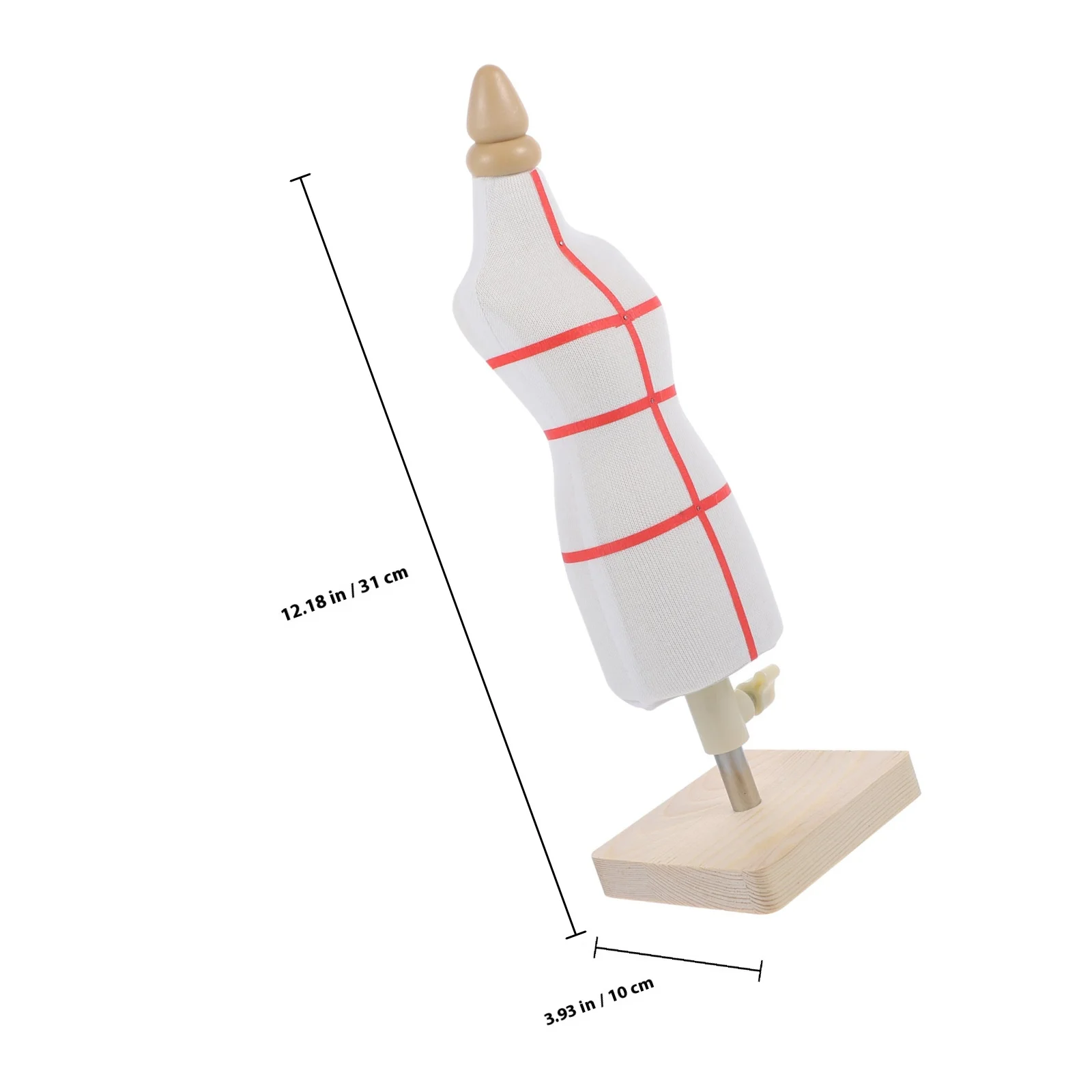1Set Kleding Etalagepop Houten Jurk Stand voor Home Decor Fotografie Etalage Display Buste Mannequin Vrouw Naaien