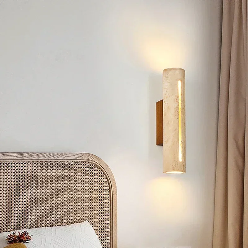 

Nature Yellow Stone Wall Lamp Modern Sconce Wall Light Spotlight Bedside Living Room Bedroom Aisle Corridor Lighting Fixtures