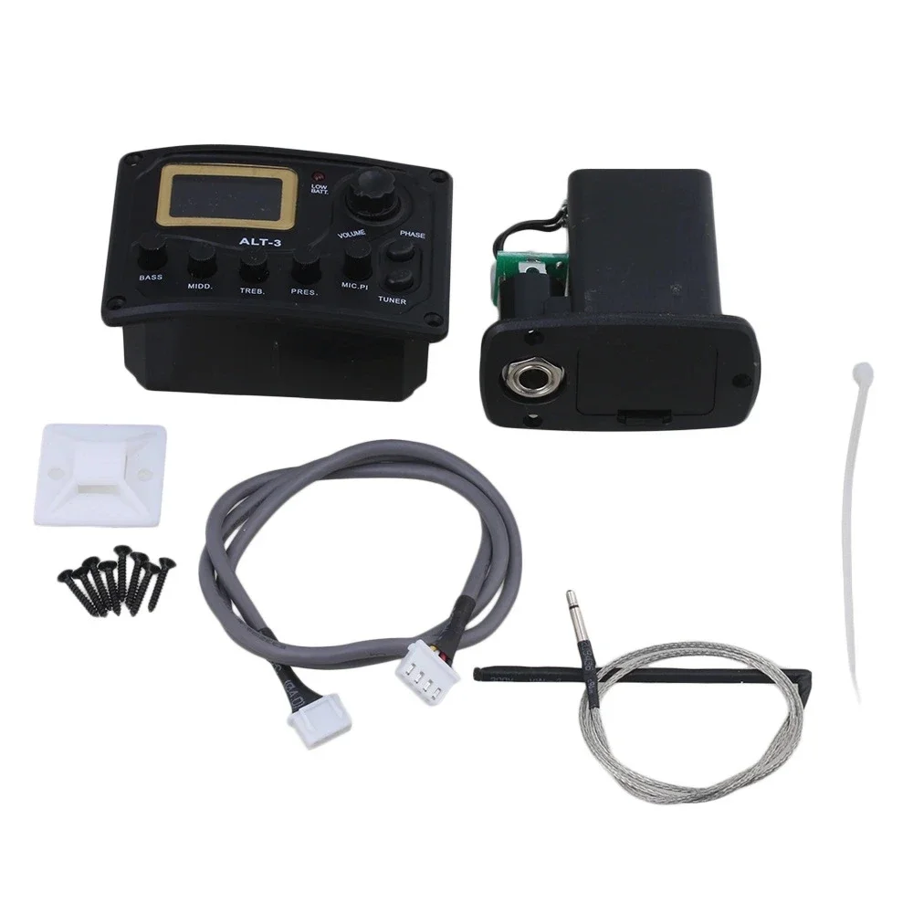 

5-band acoustic guitar amplifier folk guitar open-hole pickup EQ equalizer ALT-3 Guitar Parts & Accessories