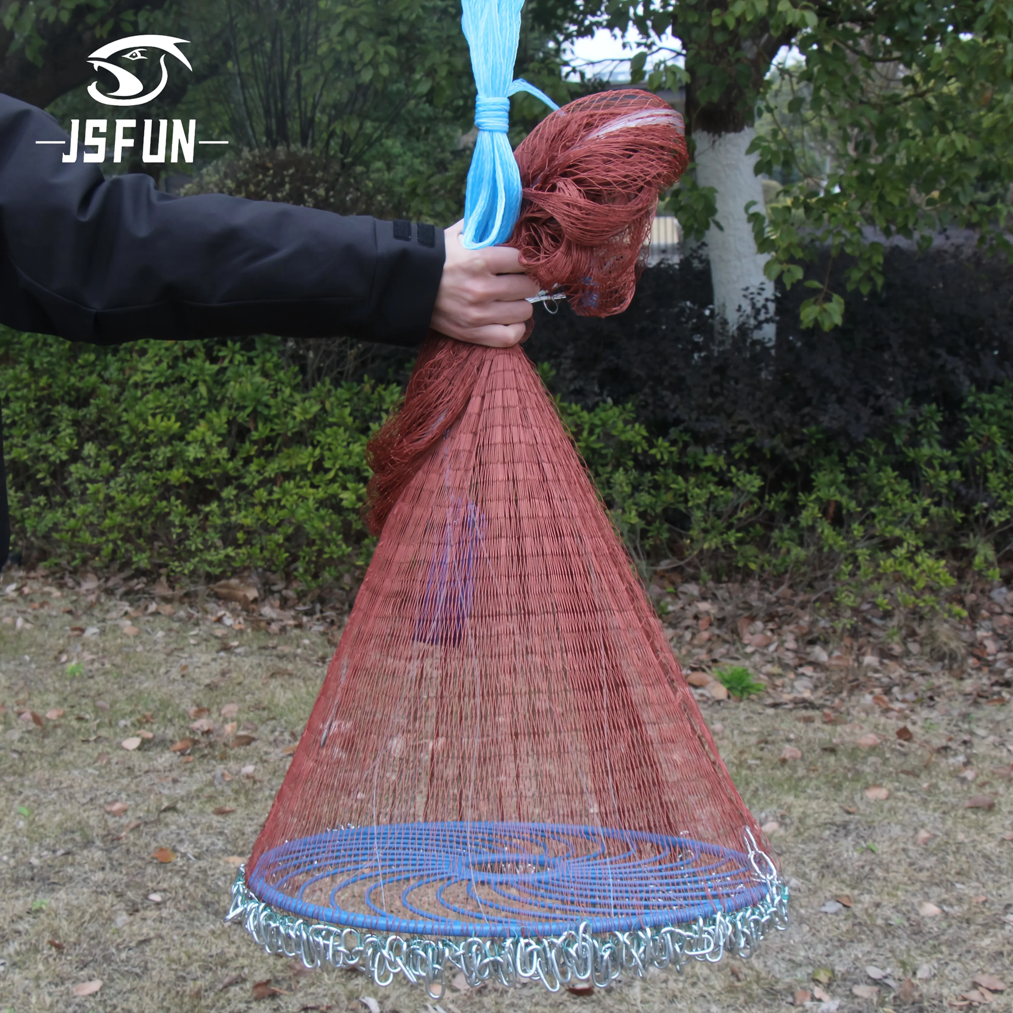 Red de pesca lanzable a mano con plomo de acero - imagen 2