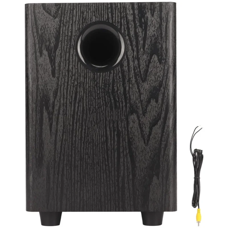 Subwoofer pasivo de estantería de 100W, Subwoofer de cine en casa de 6,5 pulgadas, altavoz para el hogar, Subwoofer de 40mm, bocina de amortiguación de alta vibración de madera
