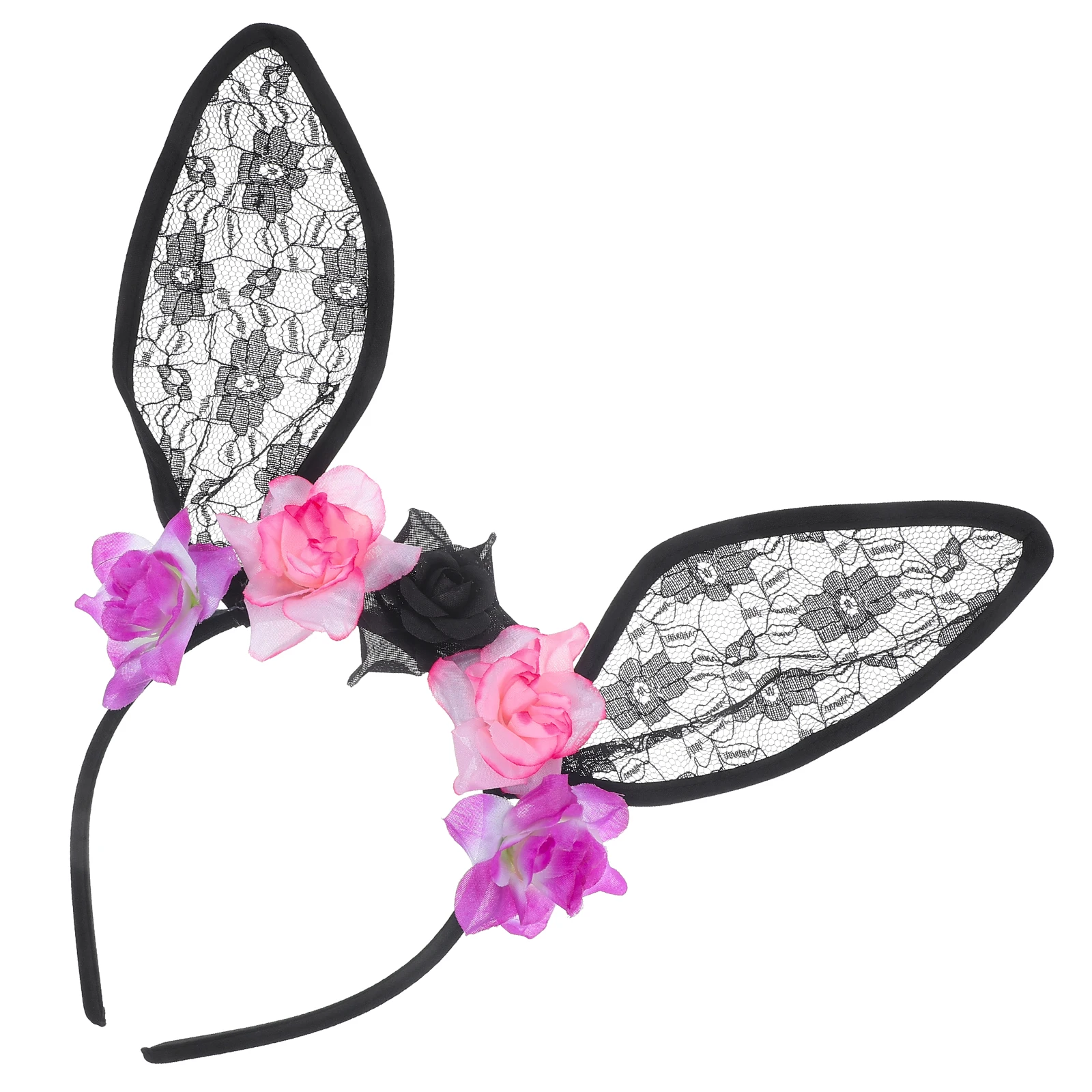 

Rabbit Decorating Prop Lace Halloween Party Accessories Hair Hoops Hair Halloween Headband Hoops Role Playing Props