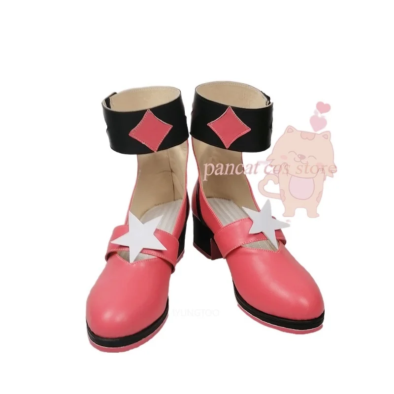 AOTU Kalie Cosplay Shoes Comic Anime Game Cos Long Boots Cosplay Costume Prop Shoes for Con Halloween Party