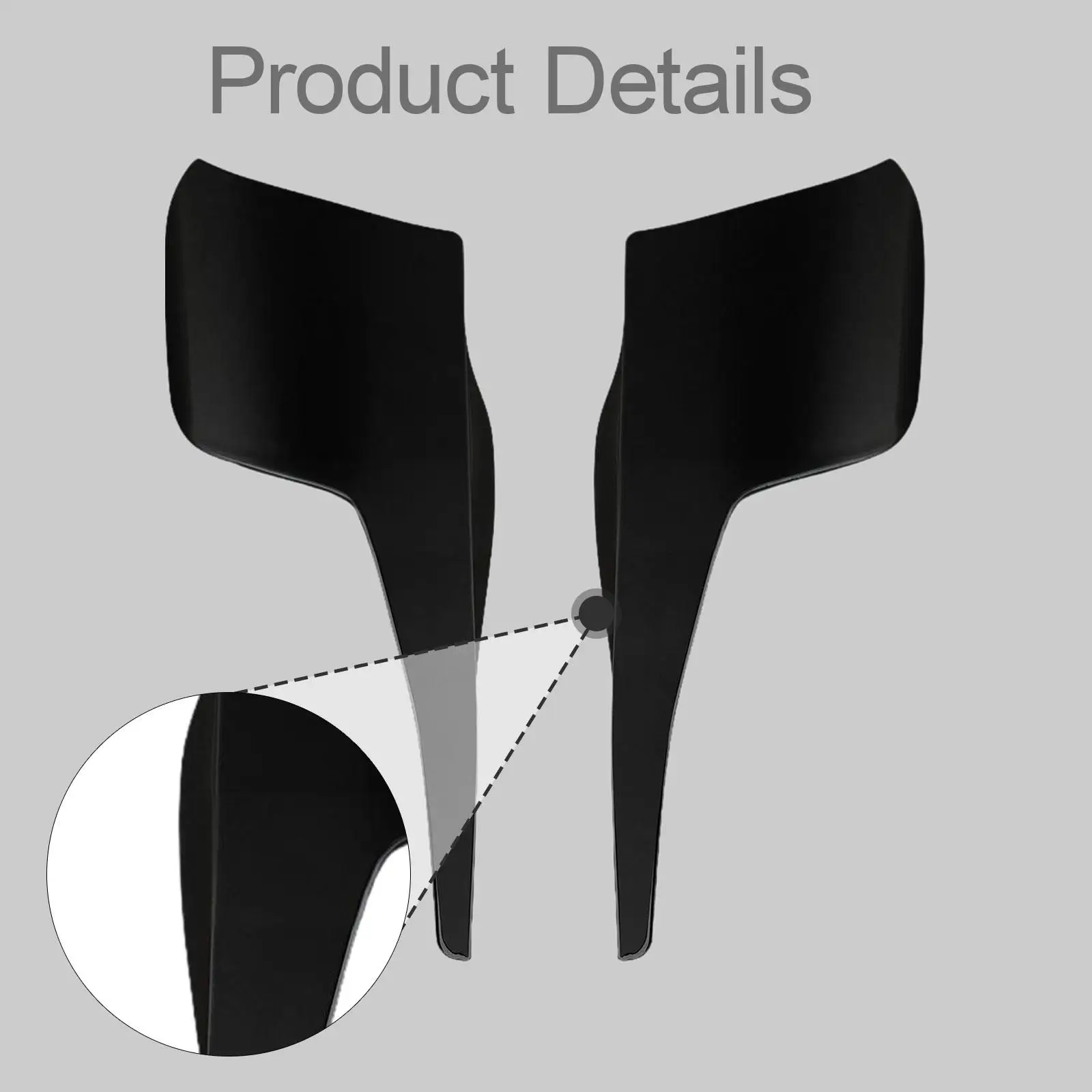 

Plastic Engine Heat Deflector Non Slip Cover for Motorcycle Accessory Modification High Performance Retro Look