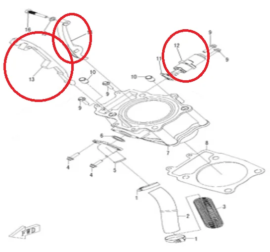 Guardabarros trasero izquierdo y trasero derecho RS800/XINYUE 800/GSMOON 800 ATV/XY JK800-4WD/oreion reeper/FJ80