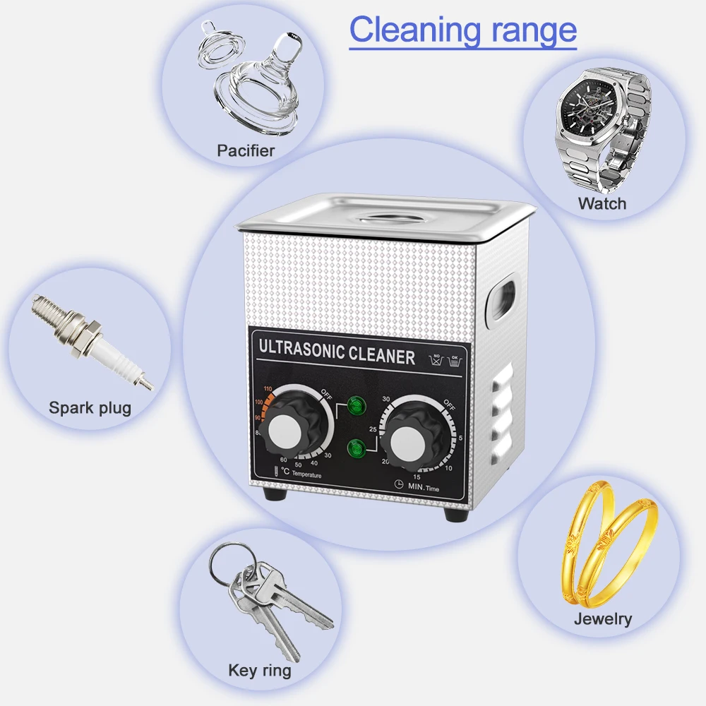 120w Ultra Sonic Cleaner 2L Cleaning Jewelry Small Parts 110v US EU Plug 220v Ultrasonic Cleaner Household Ultraschallreiniger