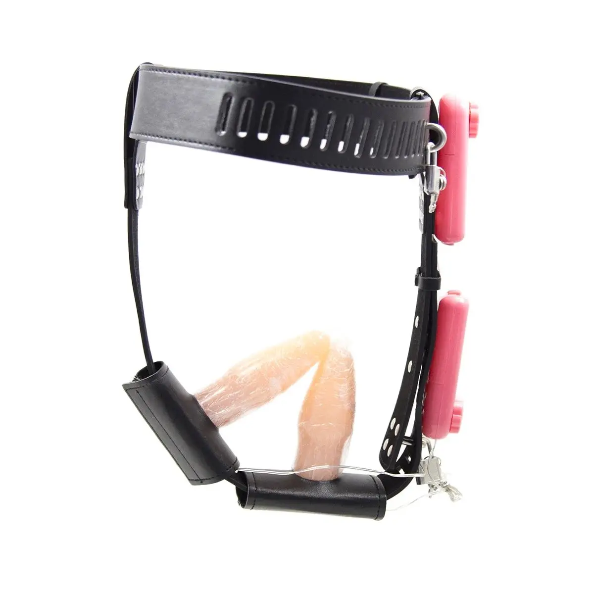 Women Chastity Belt with Penis Dildo Butt Anal Plug bdsm Bondage Strap On Erotic Urethral Lock Sex Toys for Women Adult SM 18+