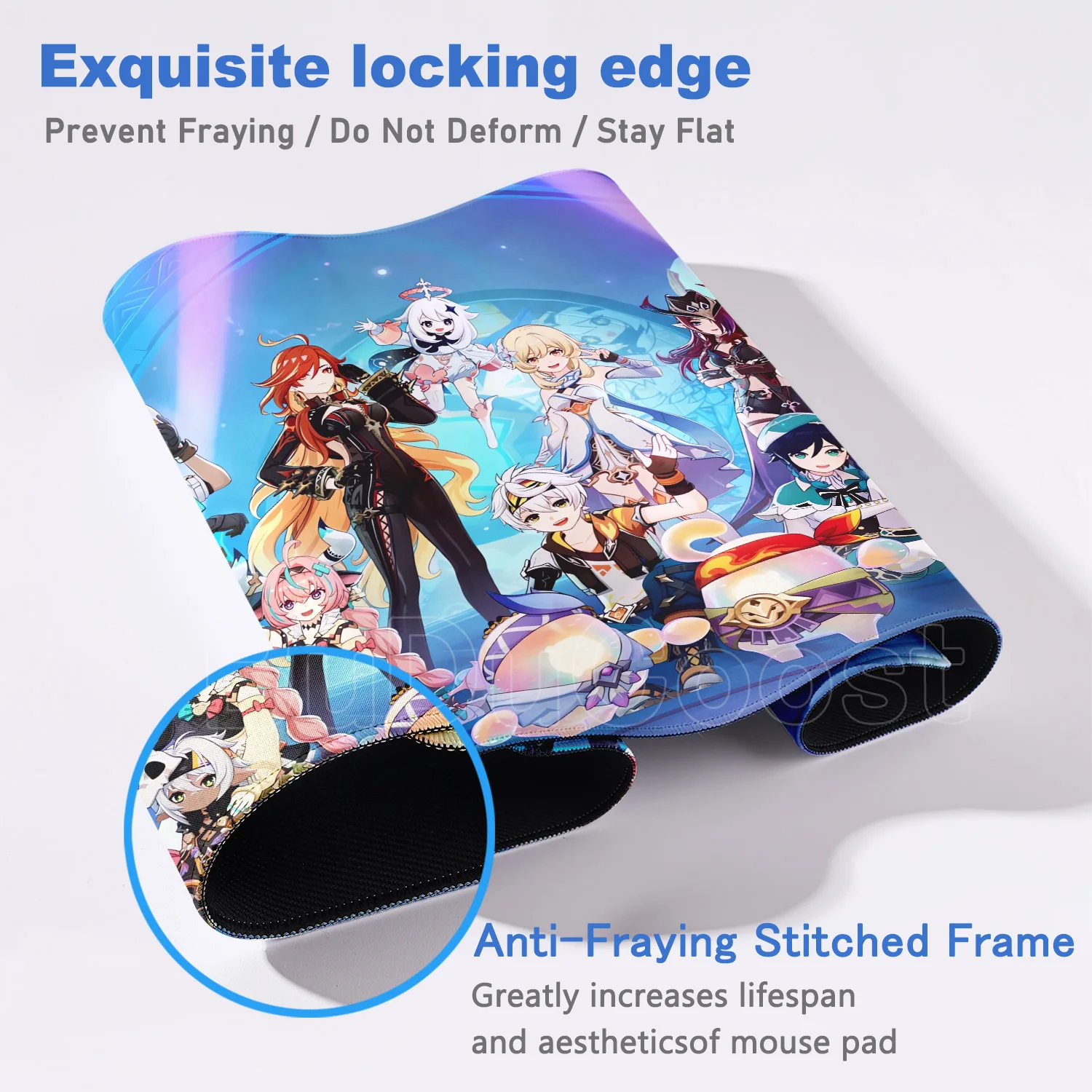 HD طباعة Genshin Impact 5.8 أنشطة الصيف لوحة الماوس Kinich Ineffa Mousepad لوحة ماوس للألعاب حصيرة لوحة المفاتيح كبيرة أنيمي حصيرة مكتبية