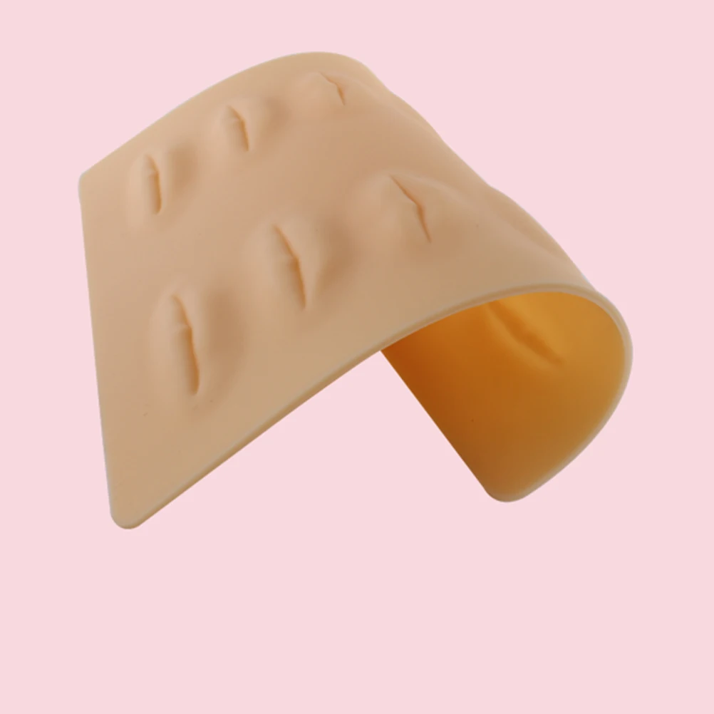 

3D Lip Practice Skin Realistic Simulation Texture Professional Fake Skin Sheet For Beginners Artists Reusable