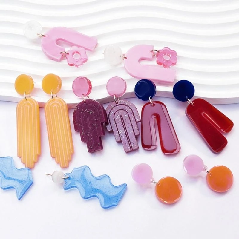 50LE Irregular Epoxy Casting Resin Mold Earring Keychain Jewelry Pendant Mold
