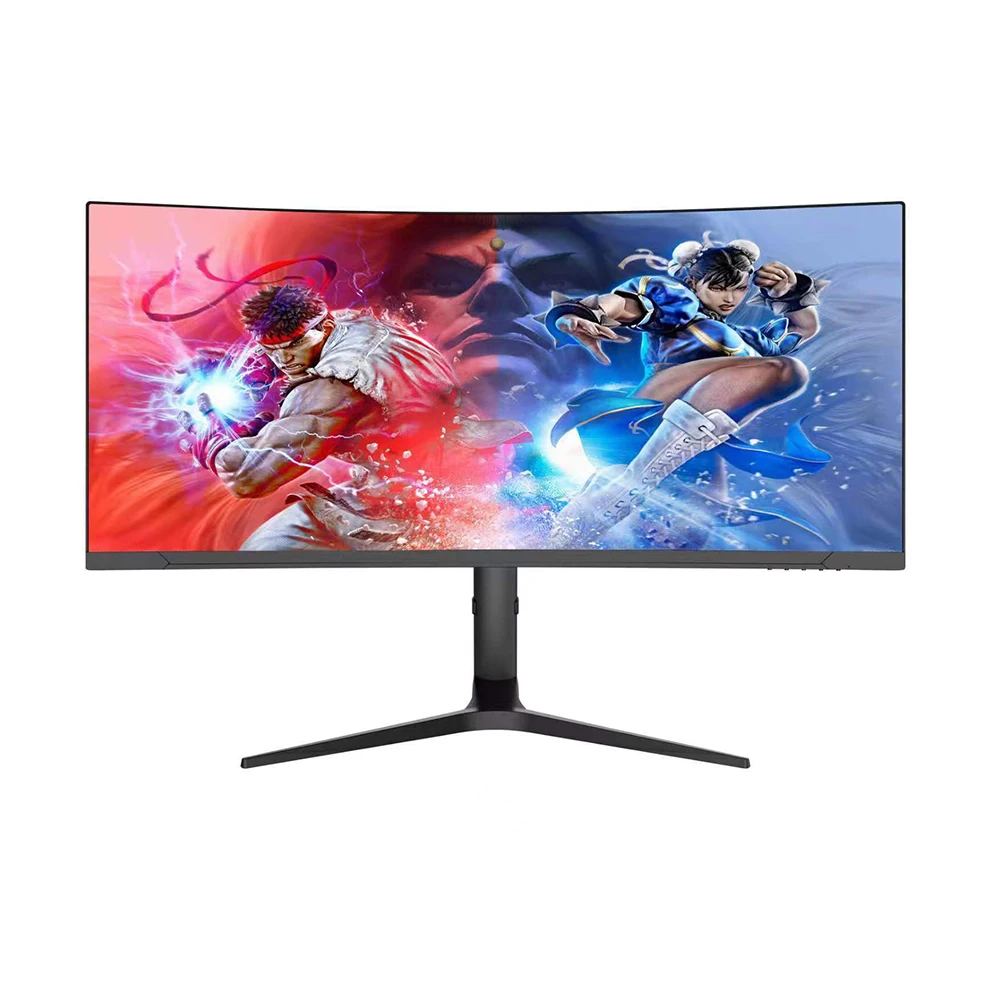 27inch/32inch/34 Inch Widescreen Monitor PC 60Hz /165Hz 3440*1440 Original Newpanel A+ Grade VA Curved Computer Gaming Monitor