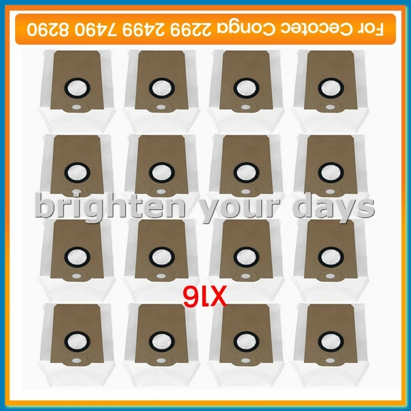 

Набор из 16 мешков для пылесоса для моделей 2299, 2499, 7490, 8290, аксессуары для пылесосов, замена - A63M