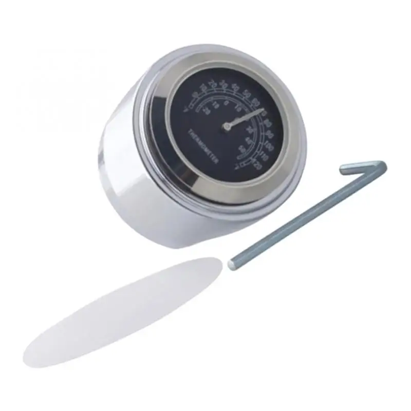 Digital Motorcycle Handlebar Clock Water Resistant Luminous Temp Gauge Accessory for Tools for Motorcycle Suspension