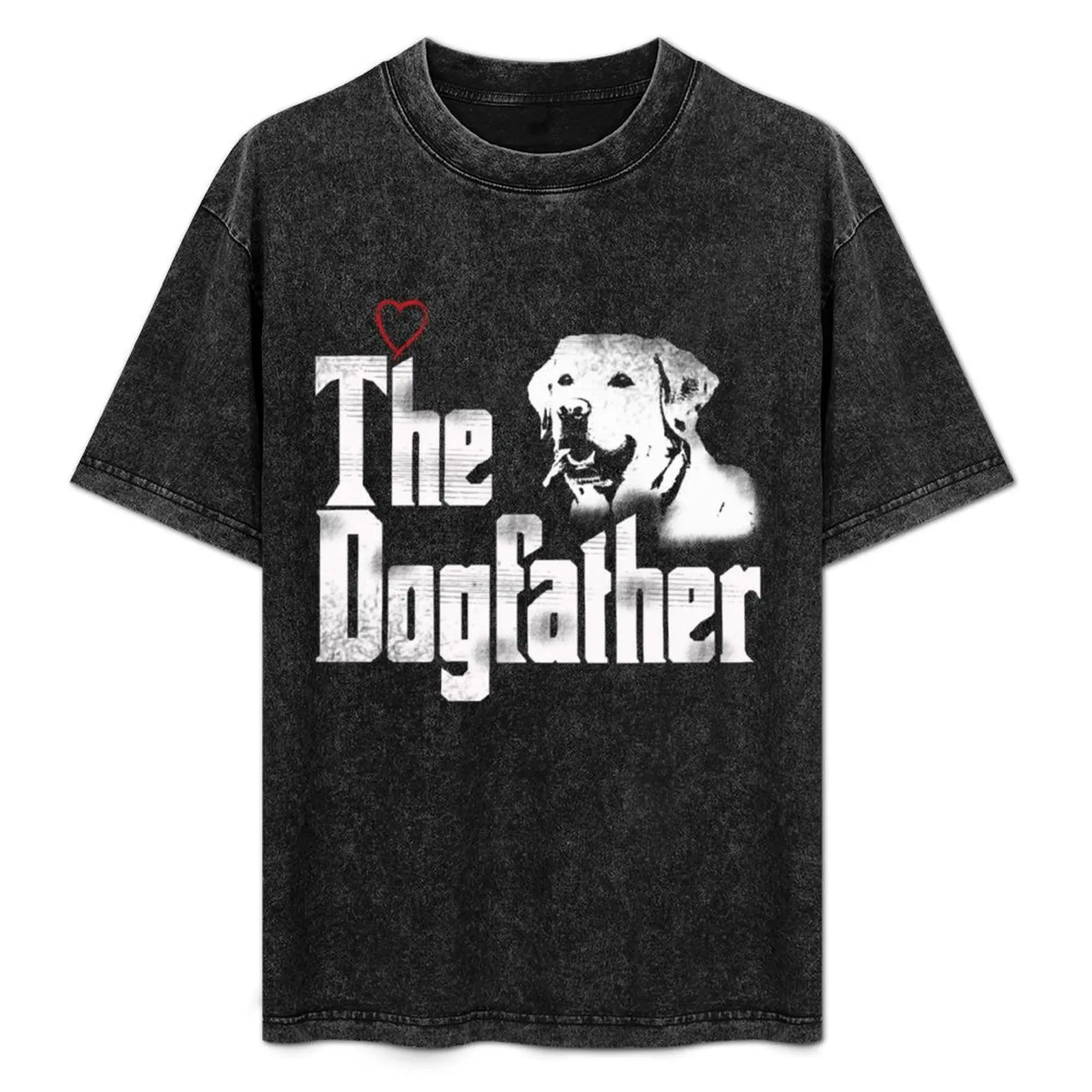 

The Dogfather Shirt Labrador Dad Funny T-Shirt Plus Size Workout Short Sleeve Top