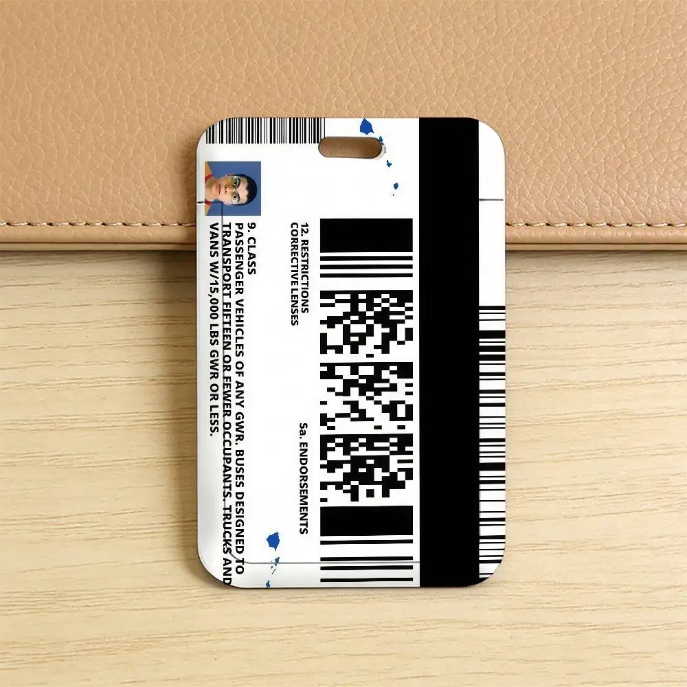 Lustiger M-McLovin ID F-Fogell Q Kunststoff-Schiebeabdeckungs-Lanyard-Ausweishalter für Arbeit, Bus, Studenten, Foto, Idol, Mitarbeiter – Detail 4