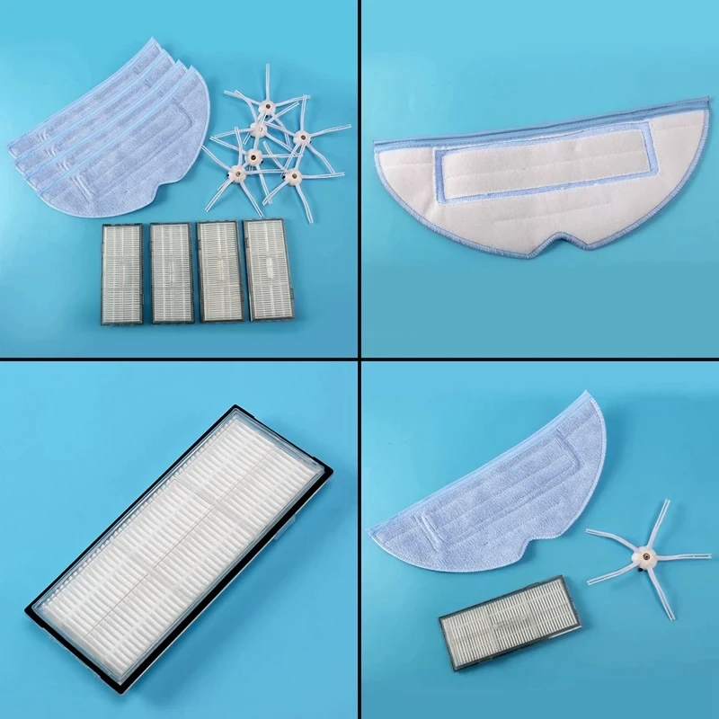 ชุดอะไหล่16ชิ้นเหมาะสำหรับเครื่องดูดฝุ่น Xiaomi roborock S7 T7 T7S PLUS