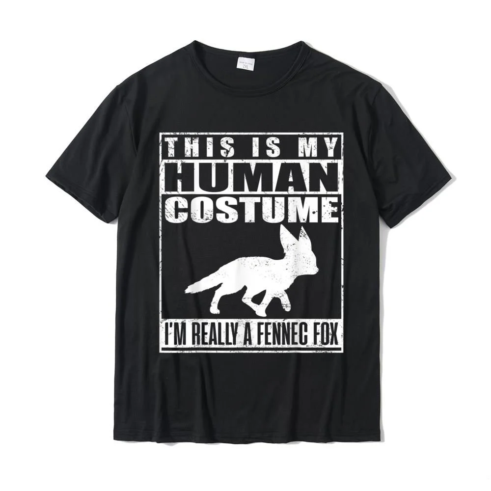 This Is My Human Costume I'm A Fennec Fox Halloween Funny T-Shirt 3D Printed Tops T Shirt Cotton Mens Tshirts 3D Printed Rife