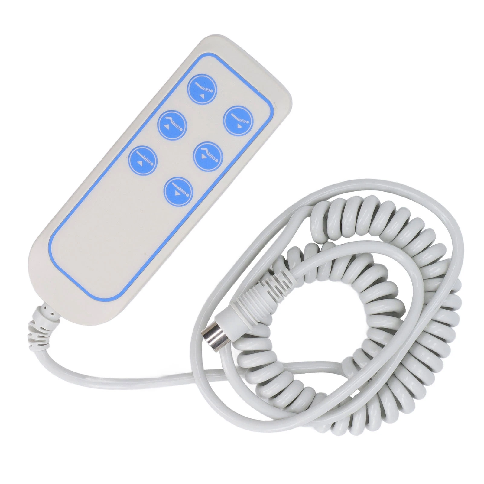Controller reclinabile per letto sollevabile professionale PVC elettrico IP66 Sedia sollevabile resistente all'usura Controllo manuale remoto per ospedale (8 pin)