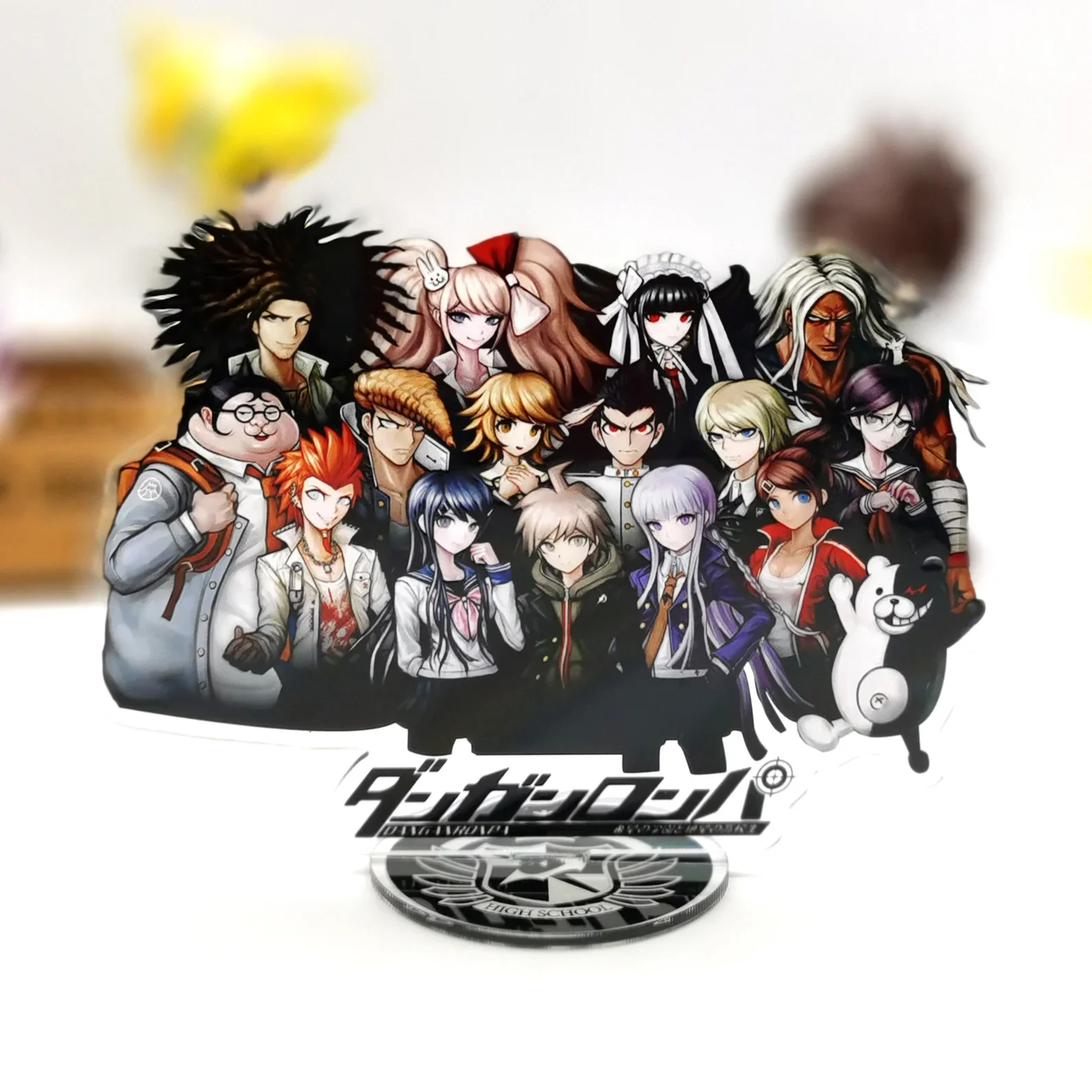 

Danganronpa 1 group monokuma Makoto Kirigiri Maizono Celestia Togami Junko Chihiro Sakura Kiyotaka GM acrylic stand figure model