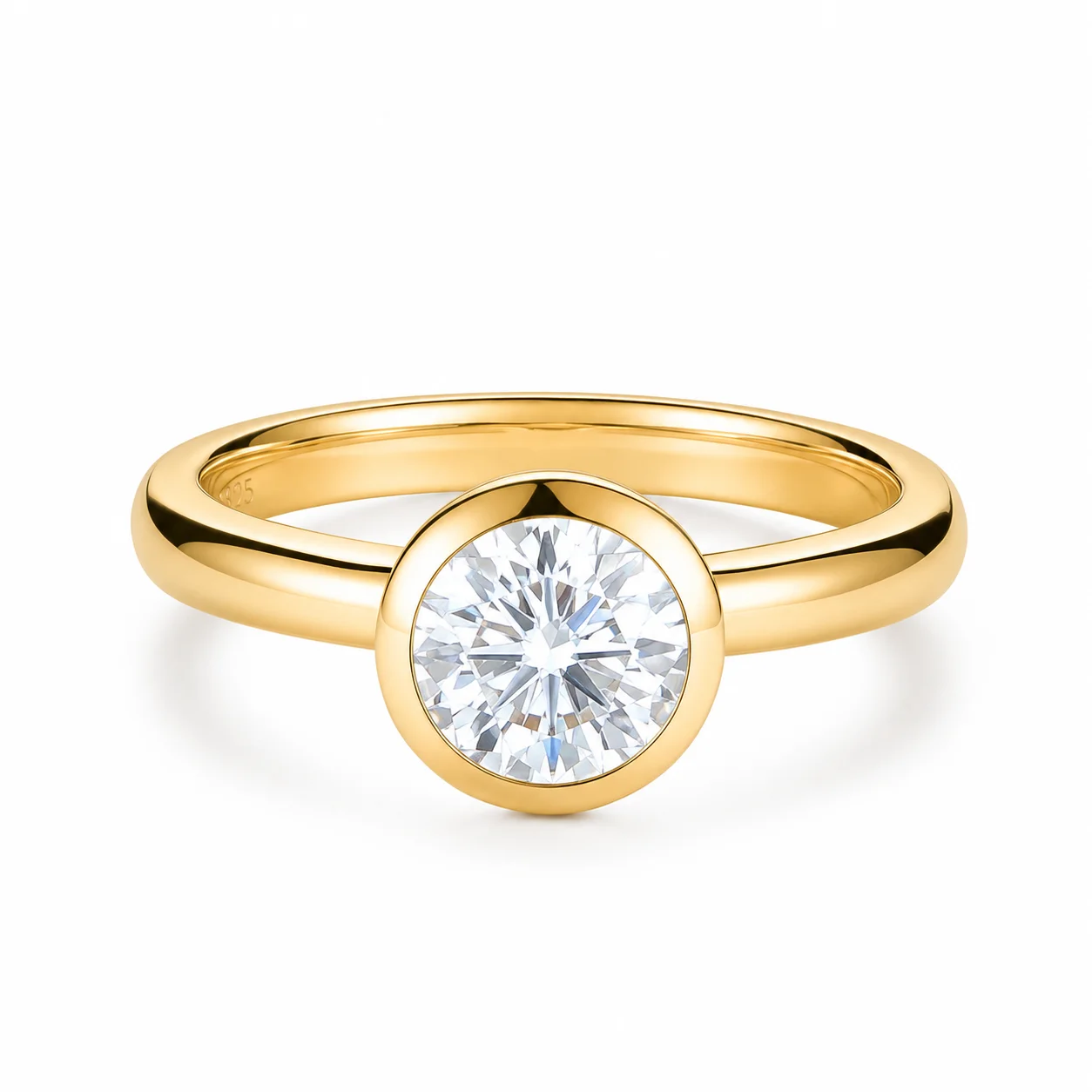 Maßgefertigter Labor-Diamantring 9K 14K Gold 0,5ct bis 3ct VVS-Reinheit Hochzeits-Jubiläums-Verlobungsring für Damen