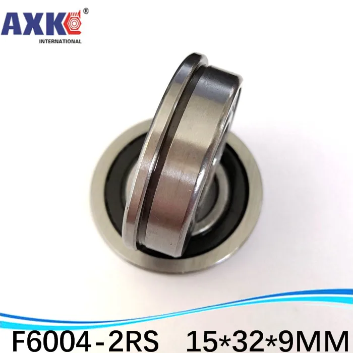 (1pcs) Flange Ball Bearing F6004-2RS 15*32*9 Mm * Deep Groove Ball Bearing Inch Bearing AXK Steel Ra 0.8 Machinery Nanjing Rich