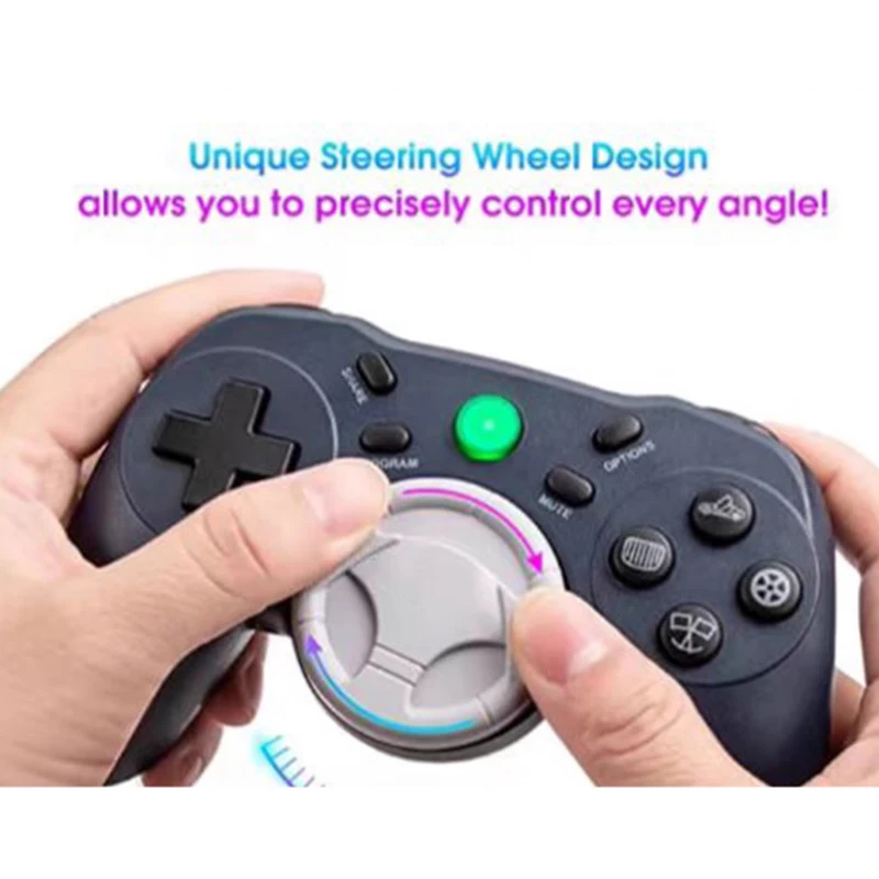 Le contrôleur de jeu de course au volant Bluetooth convient uniquement aux jeux de course