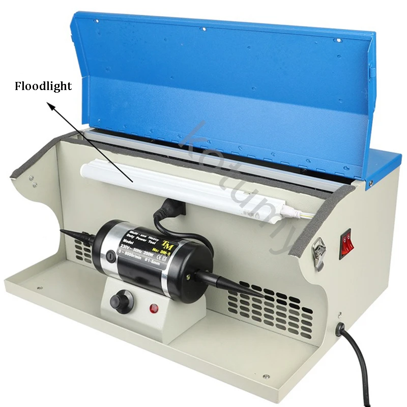 Jewelry Polishing Buffing Machine with Dust Collector Multi-Use Polishing Grinding Motor Bench Grinder Polisher