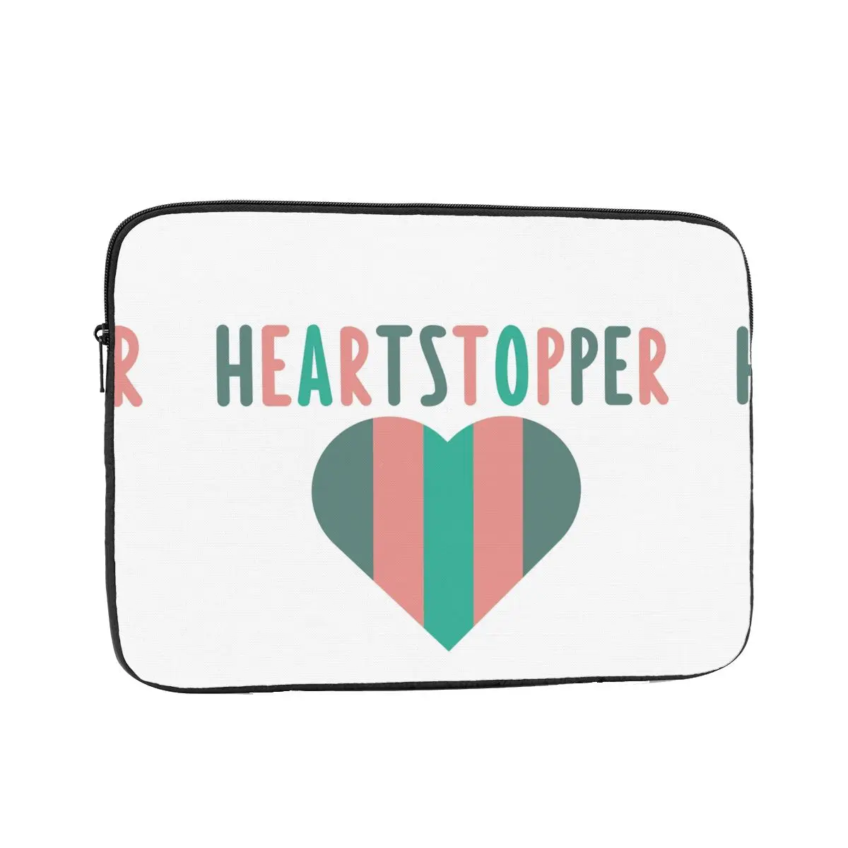 Heartstopper Rainbow Heart Laptop Sleeve Case 10 12 13 15 17 Inch Notebook Bag Case Shockproof Case Bag for Men Women