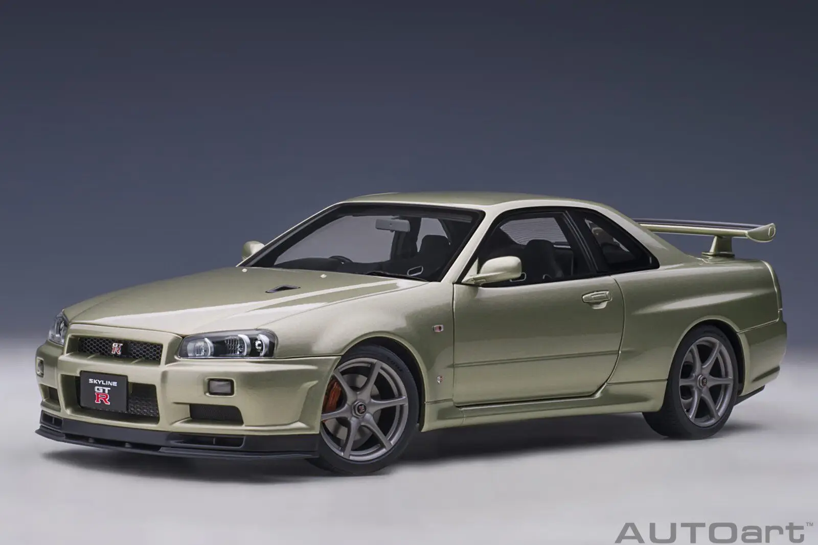 Diecast AUTOART 1:18 Scale Skyline GT R34 V-Spec Alloy Car Model