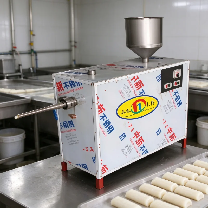 Food Processing Machine Alkaline Ciba Making Machine 6FT-140 Automatic Temperature Control Rice Cake Extruder 50kg/h